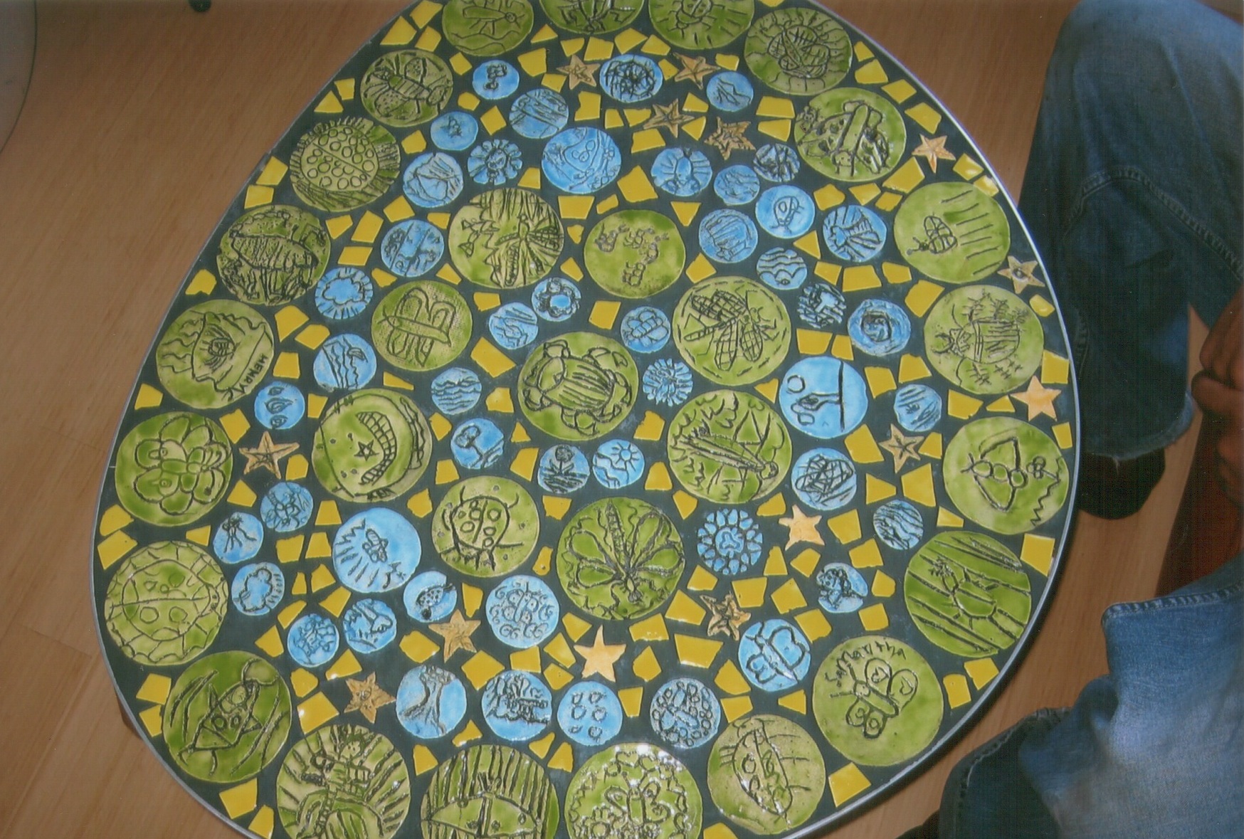 mosaic table